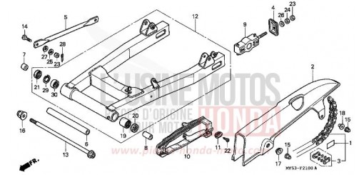 BRAS OSCILLANT CB500R de 1994